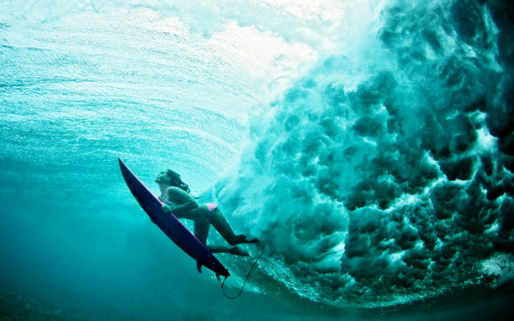 fille surf